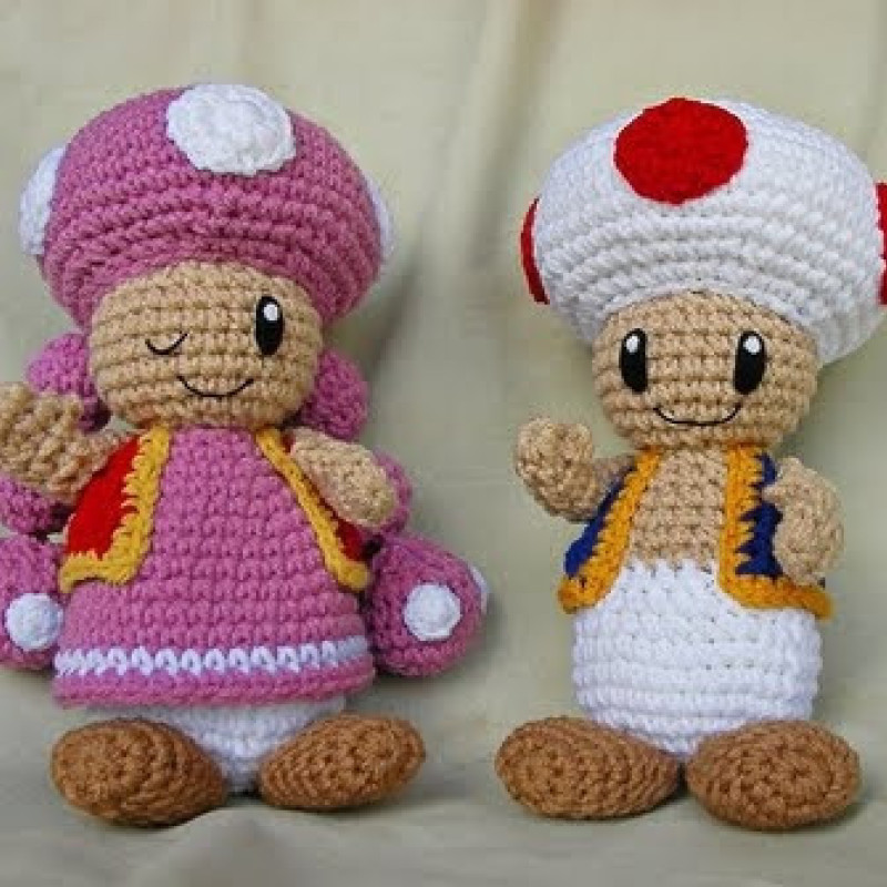 Toadette en Toad uit Mario Bros
