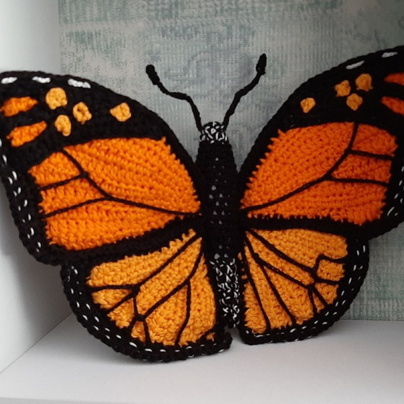 Monarch vlinder voorkant